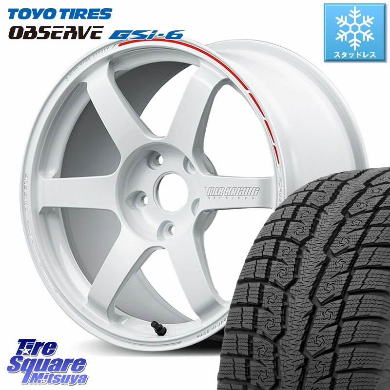 TOYO OBSERVE GSi-6 Gsi6 2024年～2025年製 スタッドレス ミツヤ 225/60R17 RAYS 【欠品次回10~11月】 TE37 SAGA S-plus TIME ATTACK EDITION VOLK RACING 鍛造 ホイール 17インチ 17 X 8.0J +39 5穴 114.3 30系アルファード 30系ヴェルファイア 181,360円