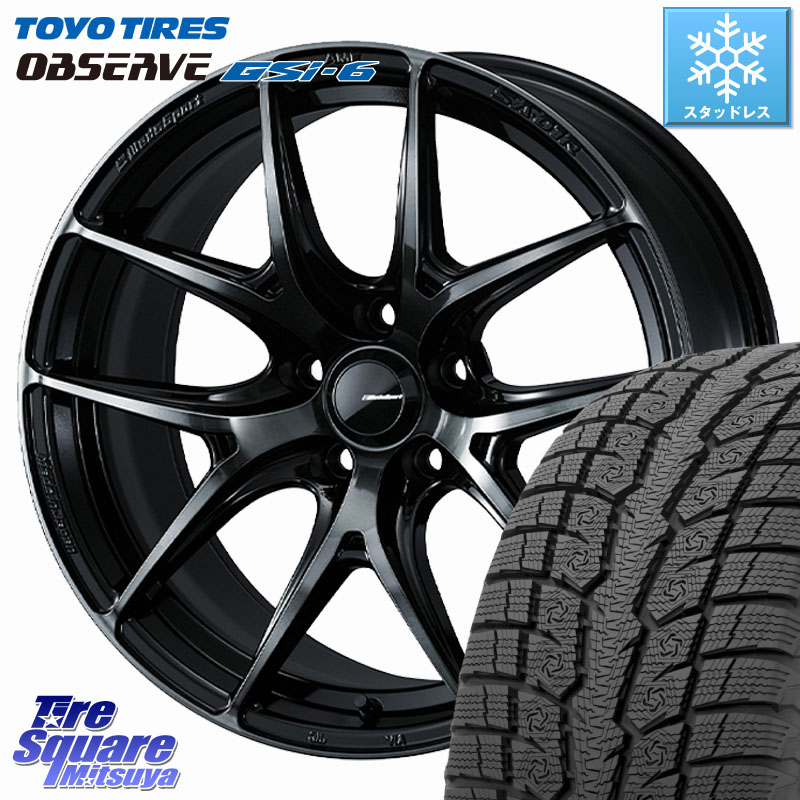 TOYO OBSERVE GSi-6 Gsi6 2024年製～ スタッドレス ミツヤ 235/65R18 WEDS 【欠品次回06月上旬】 WedsSport SA-01R ホイール 18インチ ウェッズ スポーツ 18 X 8.0J +42 5穴 114.3