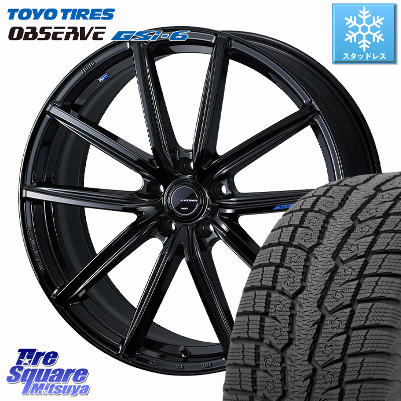 TOYO OBSERVE GSi-6 Gsi6 2024年製～ スタッドレス ミツヤ 235/65R18WEDS LEONIS NAVIA 08 ホイール 18インチ 18X8.0J 42 5穴 114.3 ムラーノ 日産 RX レクサス｜タイヤスクエアミツヤ