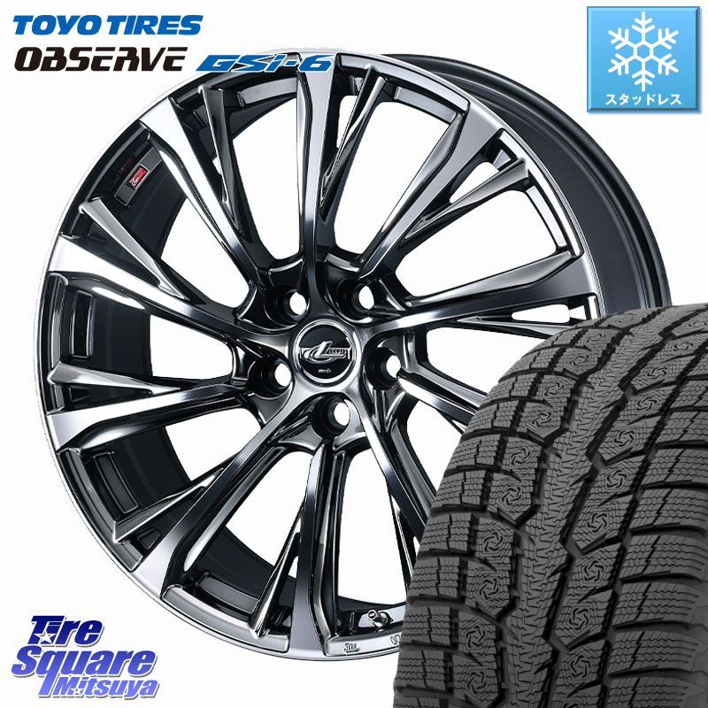 TOYO OBSERVE GSi-6 Gsi6 2024年製～ スタッドレス ミツヤ 235/65R18 WEDS LEONIS JG レオニスJG ホイール 18インチ 18 X 7.0J +47 5穴 114.3