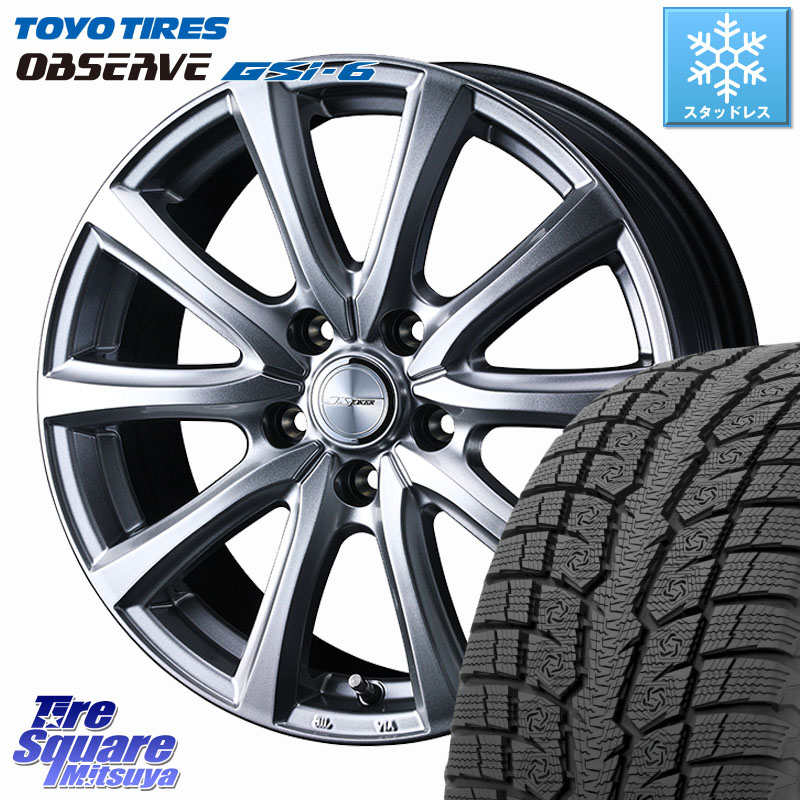 TOYO OBSERVE GSi-6 Gsi6 2024年製～ スタッドレス ミツヤ 235/65R18 WEDS JOKER SMASH ホイール 18インチ ジョーカースマッシュ 18 X 7.5J +48 5穴 114.3