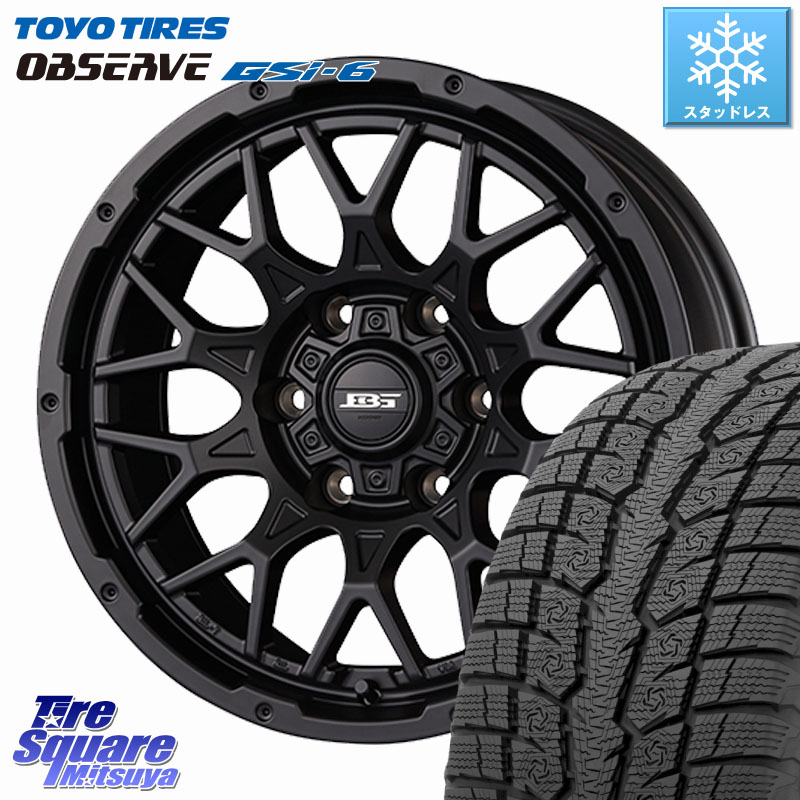 TOYO OBSERVE GSi-6 Gsi6 2024年～2025年製 スタッドレス ミツヤ 265/65R17 KOSEI BOTTOMGARCIA SHADOWBAHT ホイール 17インチ 17 X 8.0J +20 6穴 139.7 GUN125ハイラックスHILUX 150系ランドクルーザープラド トライトンGSR