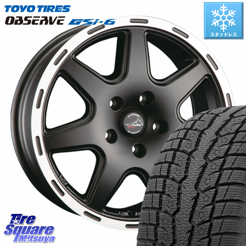 TOYO OBSERVE GSi-6 Gsi6 2024年～2025年製 スタッドレス ミツヤ 225/60R17 阿部商会 TIRADO CROSS ホイール 17インチ 17 X 7.0J(US) +35 5穴 110 クライスラー ジープコンパス M624系 クライスラー Jeep Cherokee チェロキー KL系