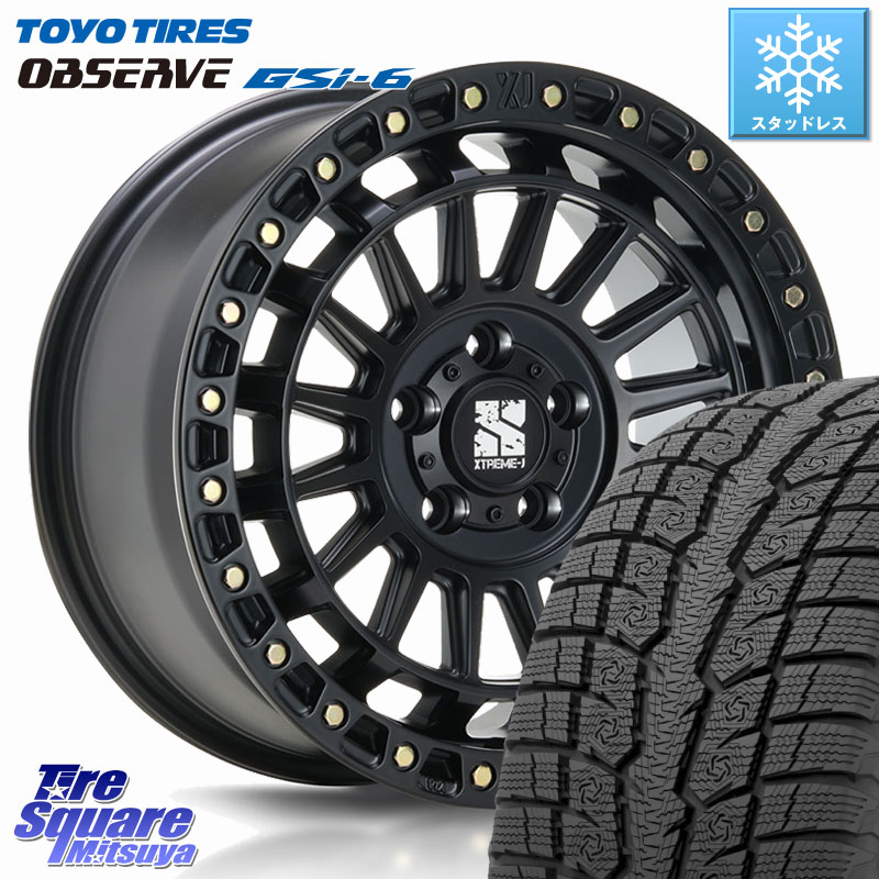 TOYO OBSERVE GSi-6 Gsi6 2024年～2025年製 スタッドレス ミツヤ 225/60R17MLJ XJ08 XTREME-J ホイール 17インチ 17X7.5J 42 5穴 114.3 30系アルファード/ヴェルファイア デリカD:5 SL系フォレスター ヴェルファイアハイブリッド ヴェルファイア アルファード アウトラ｜タイヤスクエアミツヤ