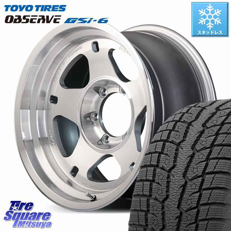 TOYO OBSERVE GSi-6 Gsi6 2024年～2025年製 スタッドレス ミツヤ 265/65R17 RAYS 【欠品次回要問合せ】 A LAP-05X ※インセット-20 鍛造 ホイール 17インチ 17 X 9.0J +0 6穴 139.7