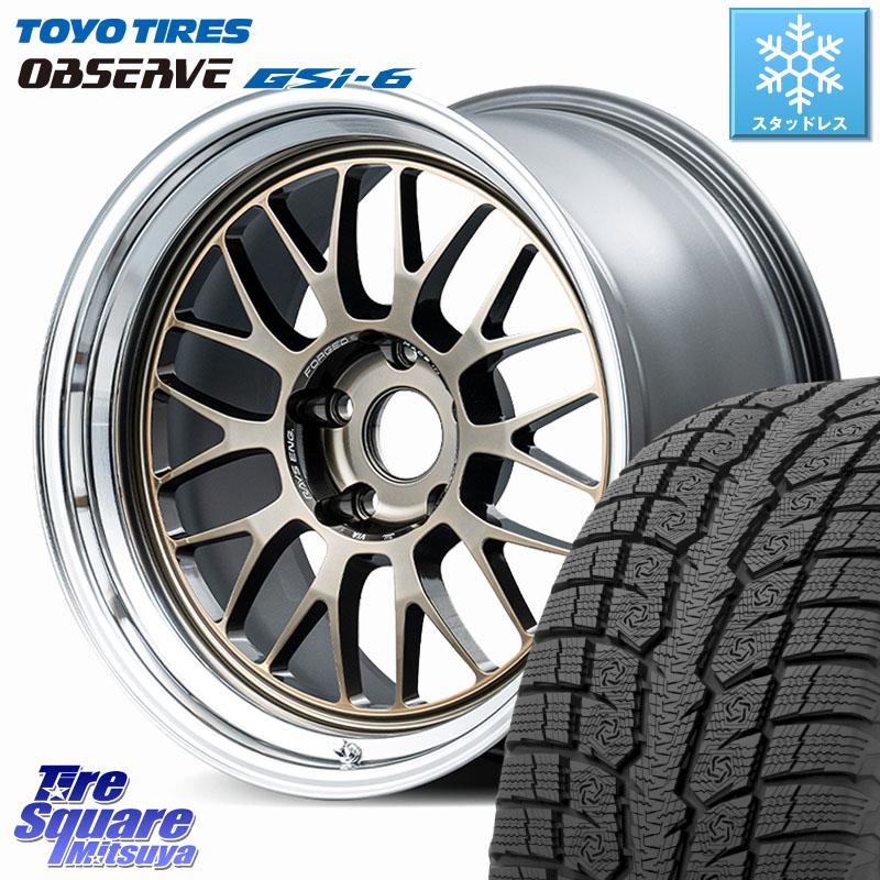 TOYO OBSERVE GSi-6 Gsi6 2024年製～ スタッドレス ミツヤ 235/65R18RAYS 【欠品次回12月】 21A spec-SR VOLK RACING 鍛造 ホイール 18インチ 納期要確認商品 18X8.5J 34 5穴 114.3 RX レクサス｜タイヤスクエアミツヤ