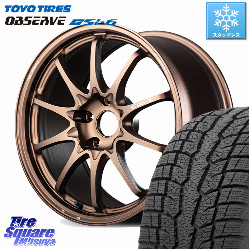 TOYO OBSERVE GSi-6 Gsi6 2024年製~ スタッドレス ミツヤ 235/65R18RAYS 【欠品次回3~4月】 CE28N-plus VOLK RACING 鍛造 ホイール 18インチ 18X8.5J 30 5穴 114.3 RX レクサス|タイヤスクエアミツヤ