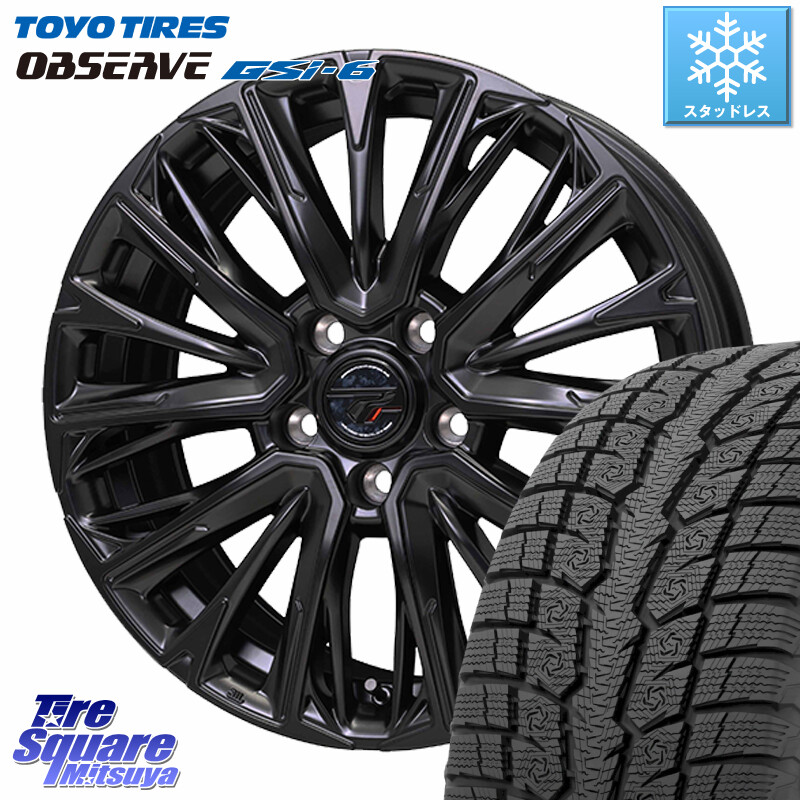 TOYO OBSERVE GSi-6 Gsi6 2024年～2025年製 スタッドレス ミツヤ 225/60R17HotStuff Precious プレシャス HM4 HM-4 ホイール 17インチ 17X7.0J 38 5穴 114.3 30系アルファード/ヴェルファイア デリカD:5 デリカD:5(26+) SL系フォレスター エクストレイル X-TRAIL 日産｜タイヤスクエアミツヤ