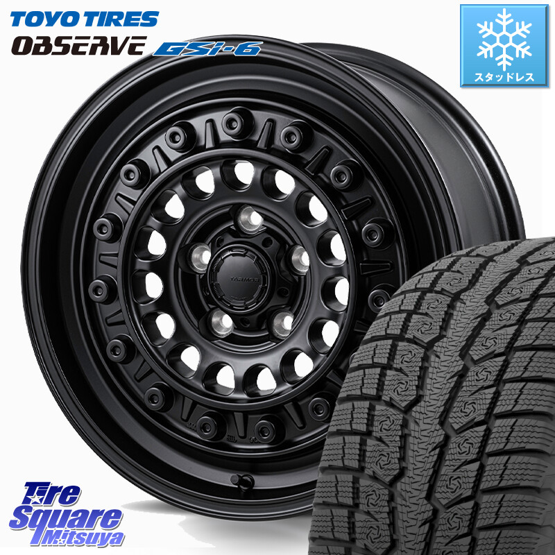 TOYO OBSERVE GSi-6 Gsi6 2024年~2025年製 スタッドレス ミツヤ 225/60R17MONZA HI-BLOCK TARMOR ホイール 17インチ 17X7.5J 41 5穴 114.3 30系アルファード/ヴェルファイア デリカD:5 SL系フォレスター ヴェルファイアハイブリッド ヴェルファイア アルファード アウ|タイヤスクエアミツヤ