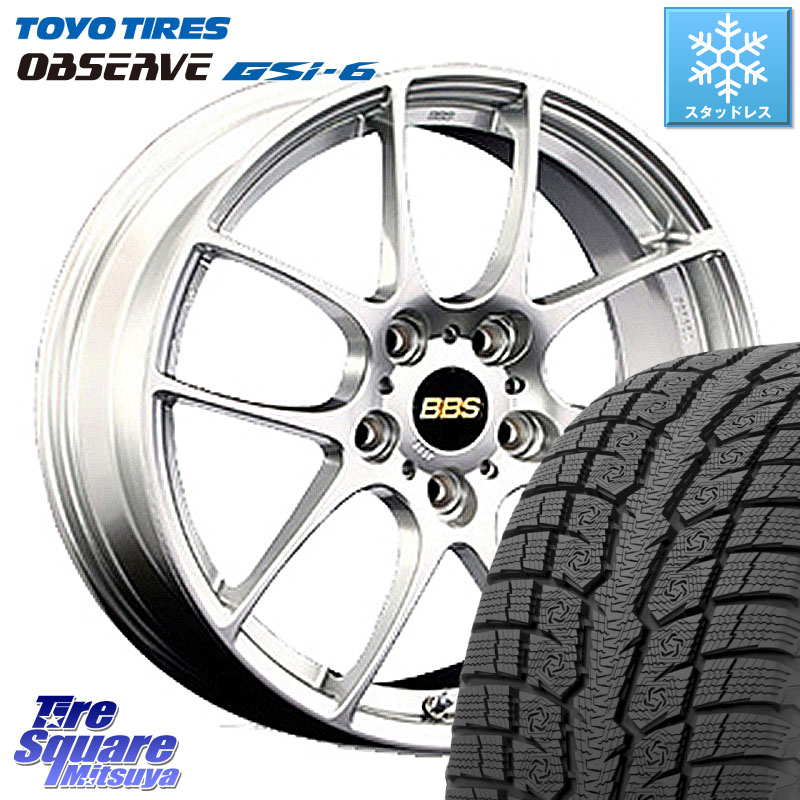 TOYO OBSERVE GSi-6 Gsi6 2024年製～ スタッドレス ミツヤ 235/65R18 BBS RF 鍛造1ピース ホイール 18インチ 18 X 8.0J +43 5穴 114.3