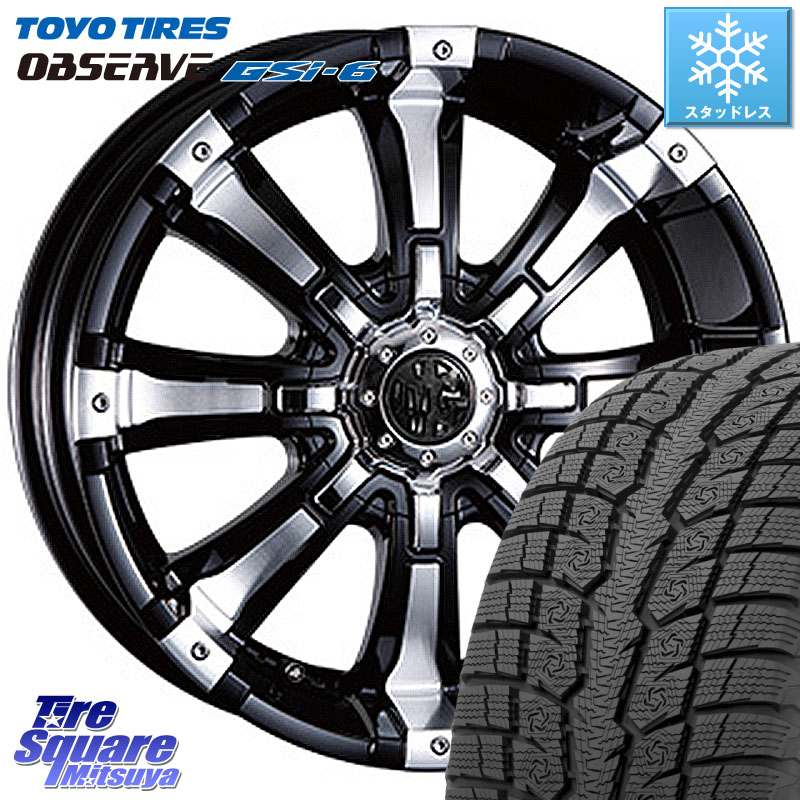 TOYO OBSERVE GSi-6 Gsi6 2024年～2025年製 スタッドレス ミツヤ 265/65R17 CRIMSON クリムソン BEAST ビースト ホイール 17インチ 17 X 8.0J(US) +25 6穴 139.7