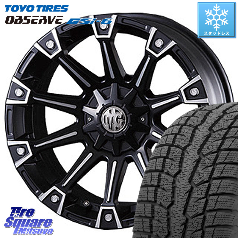 TOYO OBSERVE GSi-6 Gsi6 2024年～2025年製 スタッドレス ミツヤ 265/65R17CRIMSON クリムソン MONSTER モンスター ホイール 17インチ 17X8.0J 20 6穴 139.7 GUN226ハイラックス 150系プラド ランクル[FJ] トライトンGSR GUN125ハイラックス Tacoma ハイラックス HILUX｜タイヤスクエアミツヤ