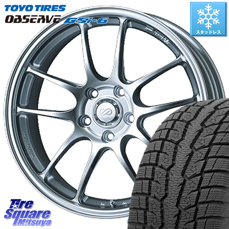 TOYO OBSERVE GSi-6 Gsi6 2024年~2025年製 スタッドレス ミツヤ 225/60R17ENKEI エンケイ PerformanceLine PF01 ホイール 17X8.0J 45 5穴 100|タイヤスクエアミツヤ