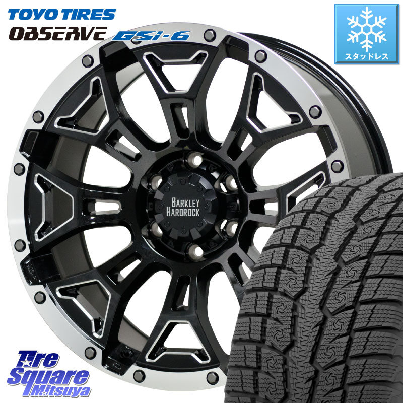 TOYO OBSERVE GSi-6 Gsi6 2024年～2025年製 スタッドレス ミツヤ 265/65R17HotStuff BARKLEY HARDROCK ELBERT ハードロック エルバート ホイール 17インチ 17X8.0J 20 6穴 139.7 GUN226ハイラックス 150系プラド ランクル[FJ] トライトンGSR GUN125ハイラックス｜タイヤスクエアミツヤ