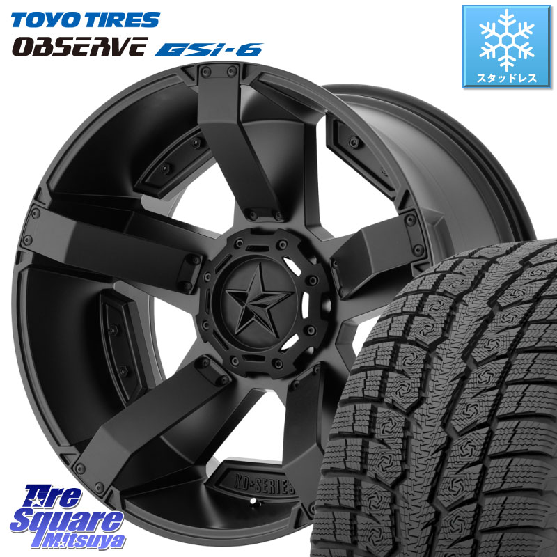 TOYO OBSERVE GSi-6 Gsi6 2024年～2025年製 スタッドレス ミツヤ 225/60R17 KMC XD811 ROCKSTAR2 ホイール 17インチ ロックスター2 17 X 8.0J +35 5穴 114.3 30系アルファード 30系ヴェルファイア