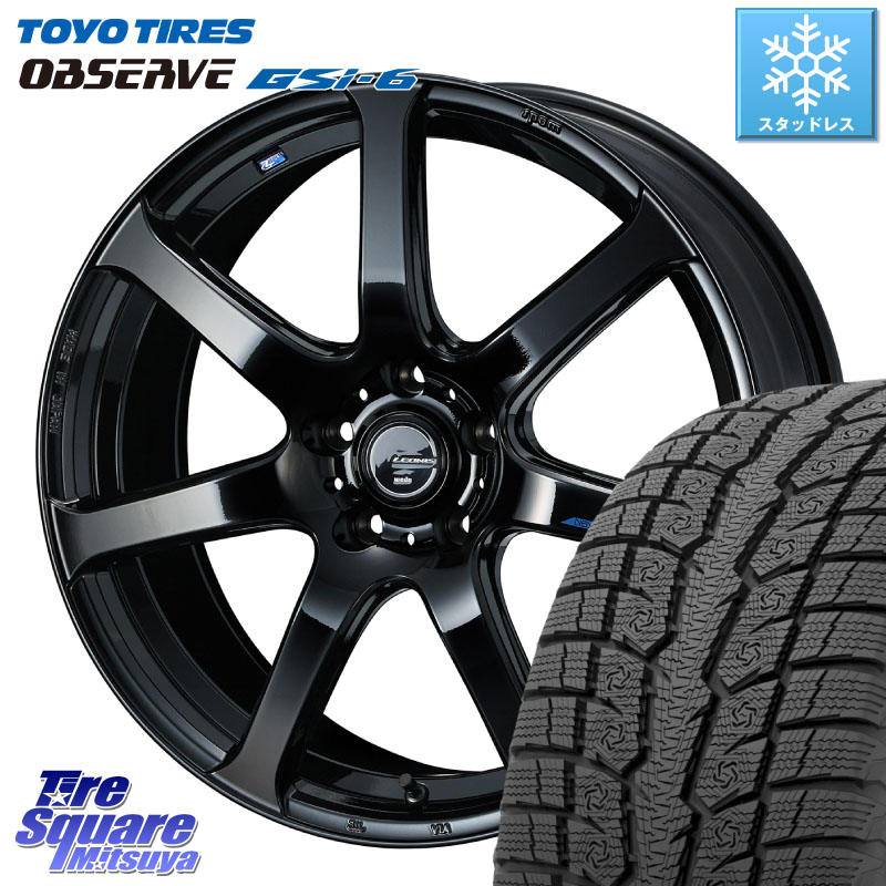 TOYO OBSERVE GSi-6 Gsi6 2024年製～ スタッドレス ミツヤ 235/65R18 WEDS レオニス Navia ナヴィア07 ウェッズ ホイール 18インチ 18 X 8.0J +42 5穴 114.3