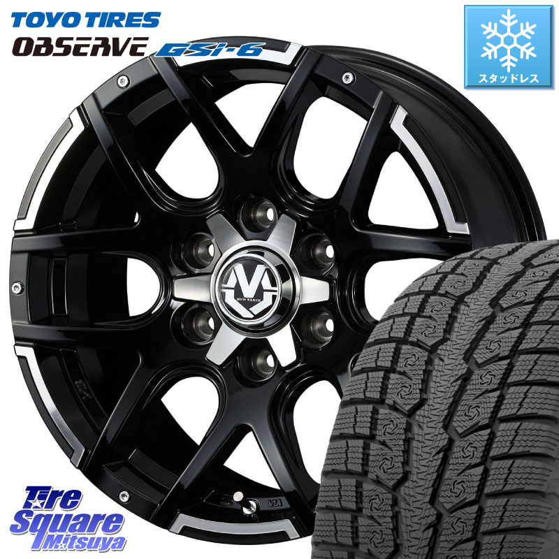 TOYO OBSERVE GSi-6 Gsi6 2024年～2025年製 スタッドレス ミツヤ 265/65R17 WEDS ウェッズ MUD VANCE 04 マッドヴァンス 17 X 8.0J +20 6穴 139.7 GUN125ハイラックスHILUX 150系ランドクルーザープラド トライトンGSR