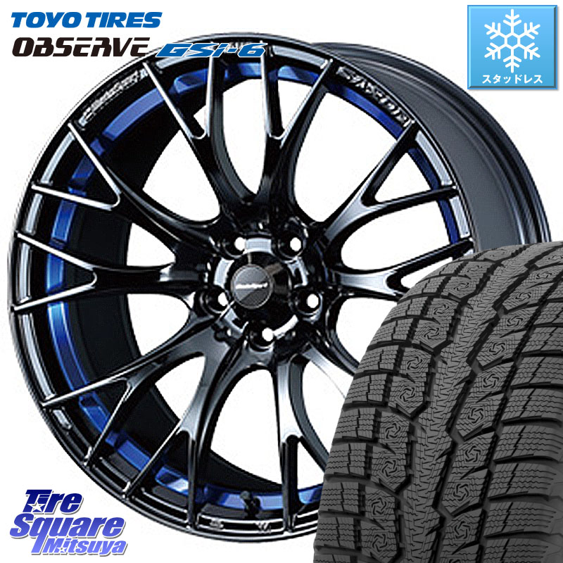 TOYO OBSERVE GSi-6 Gsi6 2024年製～ スタッドレス ミツヤ 235/65R18 WEDS 72742 SA-20R SA20R ウェッズ スポーツ ホイール 18インチ 18 X 8.5J +35 5穴 114.3