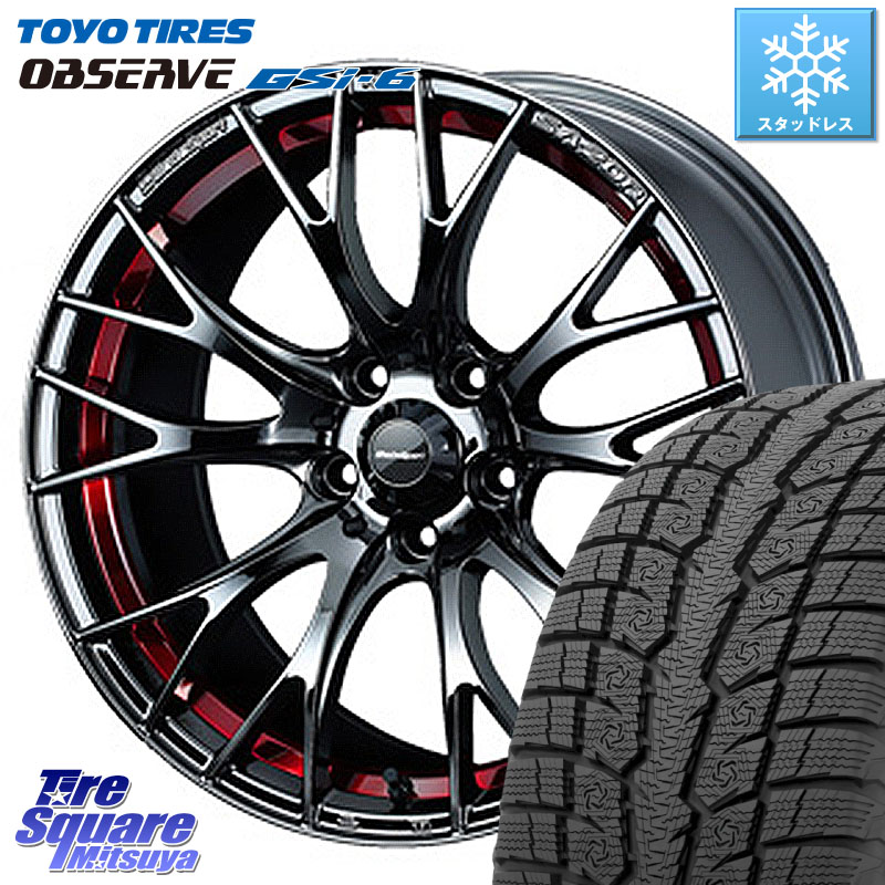 TOYO OBSERVE GSi-6 Gsi6 2024年製~ スタッドレス ミツヤ 235/65R18WEDS WedsSport SA-20R SA20R ウェッズ スポーツ ホイール 18インチ 18X7.5J 45 5穴 114.3 ムラーノ 日産|タイヤスクエアミツヤ