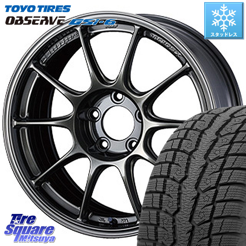 TOYO OBSERVE GSi-6 Gsi6 2024年製～ スタッドレス ミツヤ 235/65R18WEDS WedsSport TC-105X TC105X ウェッズ スポーツ ホイール 18インチ 18X8.5J 32 5穴 114.3 RX レクサス｜タイヤスクエアミツヤ
