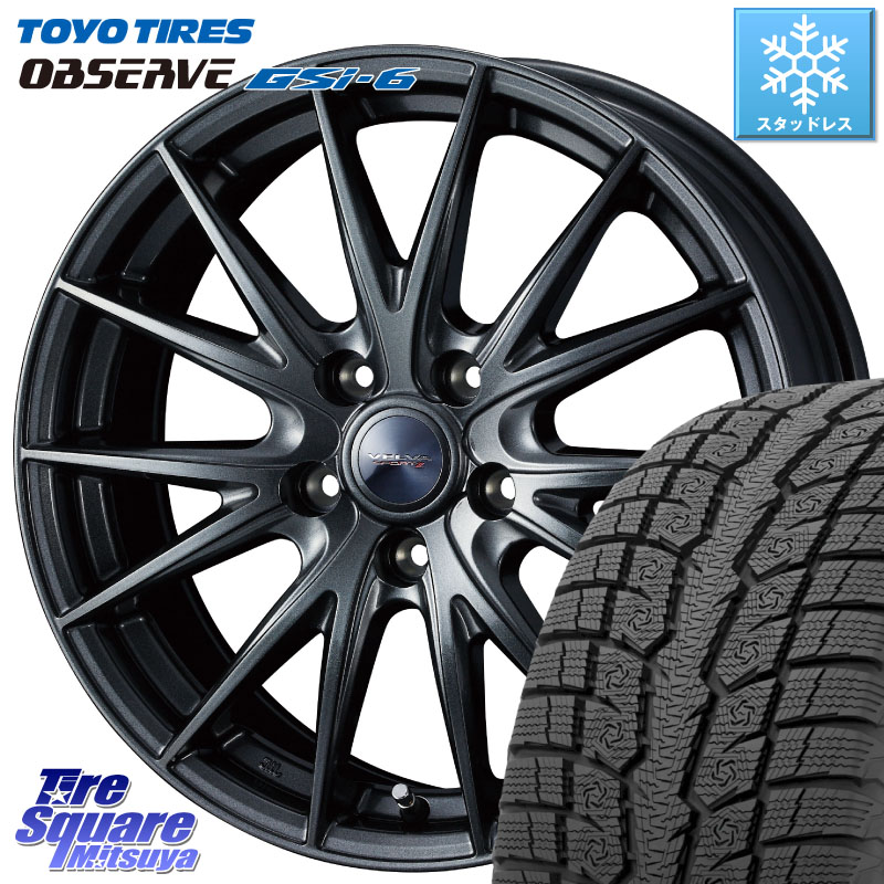 TOYO OBSERVE GSi-6 Gsi6 2024年製～ スタッドレス ミツヤ 235/65R18 WEDS ウェッズ ヴェルヴァ スポルト2 ホイール 18インチ 18 X 7.5J +48 5穴 114.3