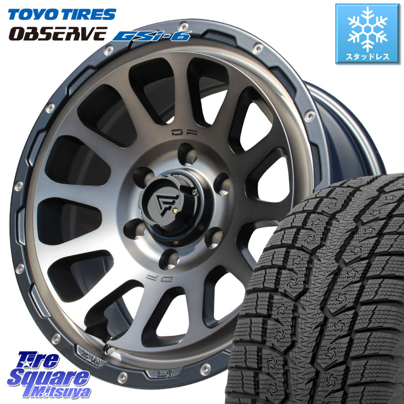 TOYO OBSERVE GSi-6 Gsi6 2024年～2025年製 スタッドレス ミツヤ 265/65R17DELTA FORCE デルタフォース オーバル 6穴 ホイール 17インチ 17X8.0J 20 6穴 139.7 GUN226ハイラックス 150系プラド ランクル[FJ] トライトンGSR GUN125ハイラックス Tacoma ハイラックス HI｜タイヤスクエアミツヤ