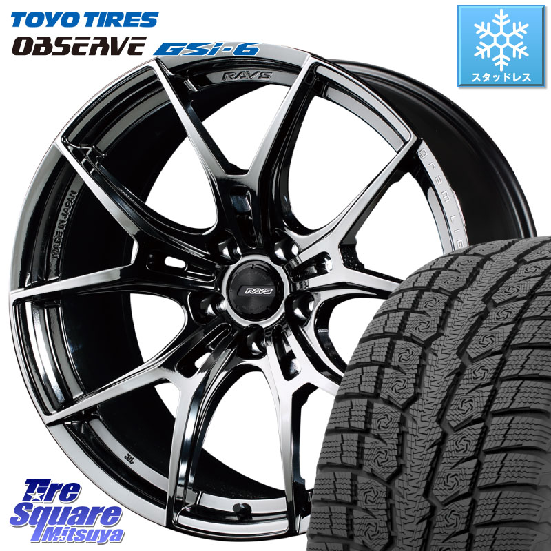 TOYO OBSERVE GSi-6 Gsi6 2024年製～ スタッドレス ミツヤ 235/65R18 RAYS 【欠品次回9~10月】 レイズ GramLights グラムライツ 57FXZ RBC ホイール 18インチ 18 X 7.5J +50 5穴 114.3