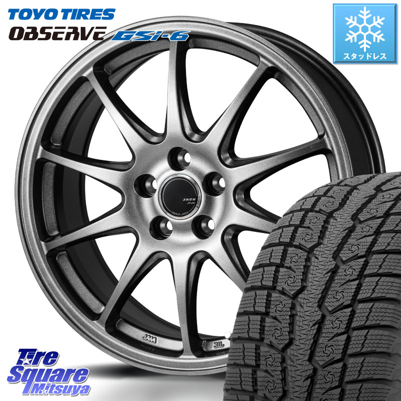 TOYO OBSERVE GSi-6 Gsi6 2024年製～ スタッドレス ミツヤ 235/65R18 Japan三陽 ZACK JP202 ホイール 4本 18インチ 18 X 7.0J +45 5穴 114.3