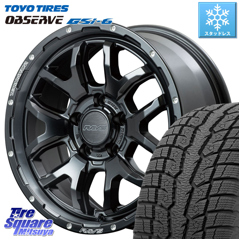 TOYO OBSERVE GSi-6 Gsi6 2024年～2025年製 スタッドレス ミツヤ 225/60R17 RAYS 【欠品次回9~10月】 レイズ DAYTONA デイトナ F6 Boost N1 17インチ 17 X 7.0J +40 5穴 114.3 30系アルファード 30系ヴェルファイア デリカD:5 SL系フォレスター
