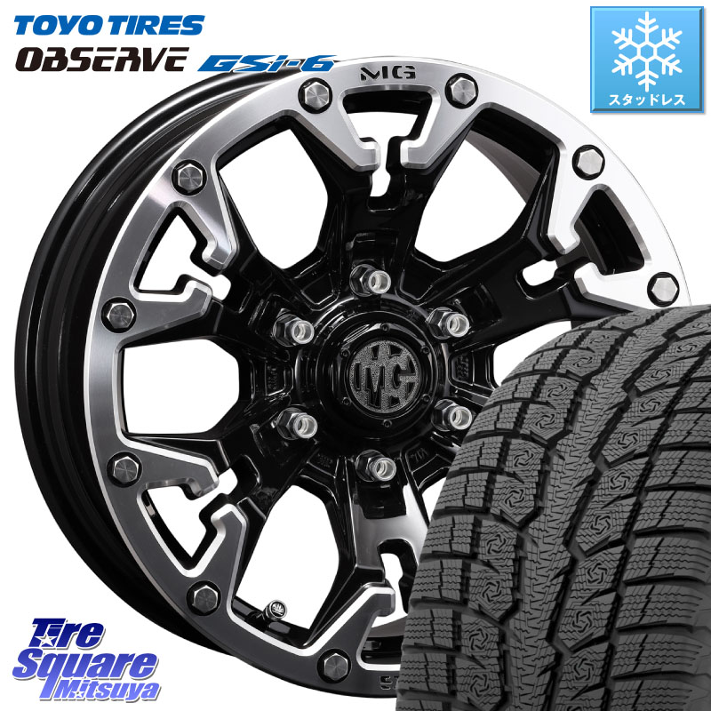 TOYO OBSERVE GSi-6 Gsi6 2024年～2025年製 スタッドレス ミツヤ 265/65R17 CRIMSON クリムソン GOLEM ゴーレム 17インチ 17 X 8.0J +20 6穴 139.7 GUN125ハイラックスHILUX 150系ランドクルーザープラド トライトンGSR