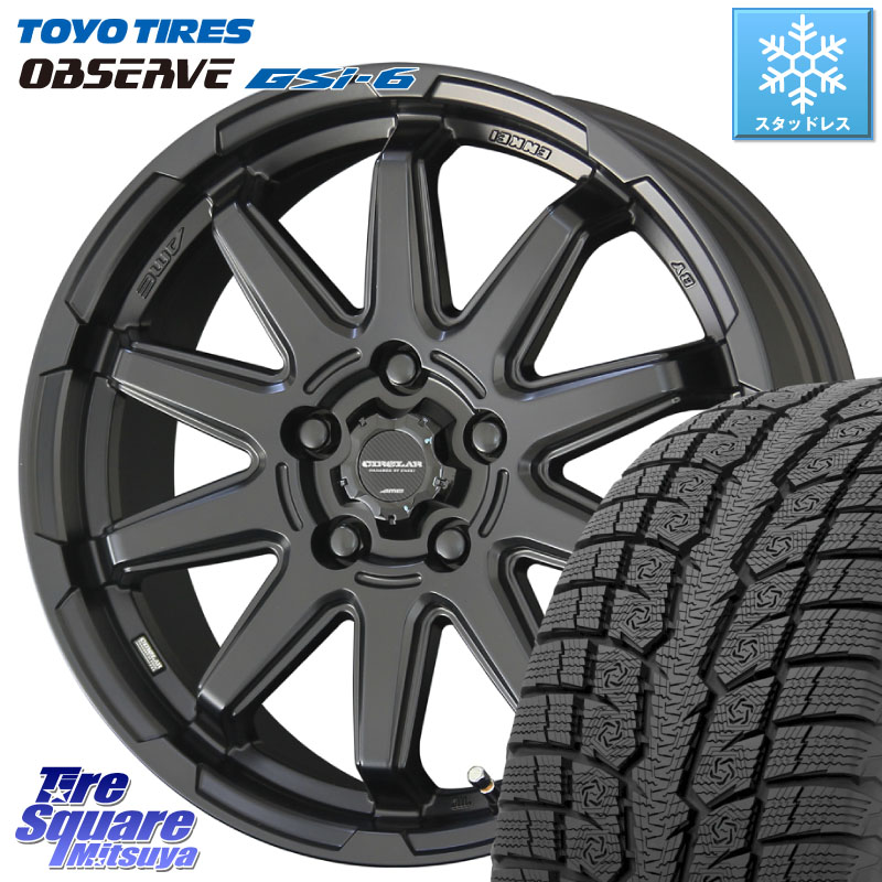 TOYO OBSERVE GSi-6 Gsi6 2024年～2025年製 スタッドレス ミツヤ 225/60R17 KYOHO 【欠品次回4月末】キョウホウ CIRCLAR サーキュラー C10S 17インチ 17 X 7.0J +48 5穴 114.3 E52エルグランド ZR-V レヴォーグレイバック SL系フォレスター SK系フォレスター