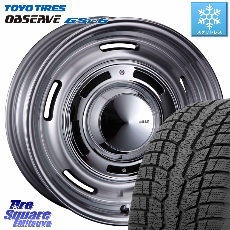 TOYO OBSERVE GSi-6 Gsi6 2024年～2025年製 スタッドレス ミツヤ 265/65R17 CRIMSON ディーン クロスカントリー グレー 17インチ 17 X 8.0J +20 6穴 139.7 GUN125ハイラックスHILUX 150系ランドクルーザープラド トライトンGSR