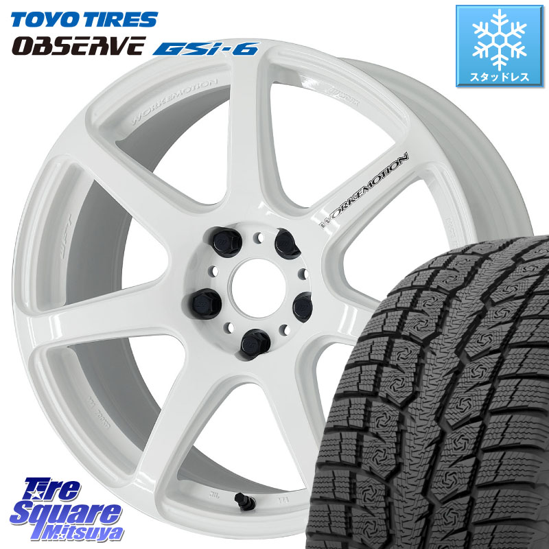 TOYO OBSERVE GSi-6 Gsi6 2024年製～ スタッドレス ミツヤ 235/65R18WORK ワーク EMOTION エモーション T7R 18インチ 18X8.5J 30 5穴 114.3 RX レクサス｜タイヤスクエアミツヤ