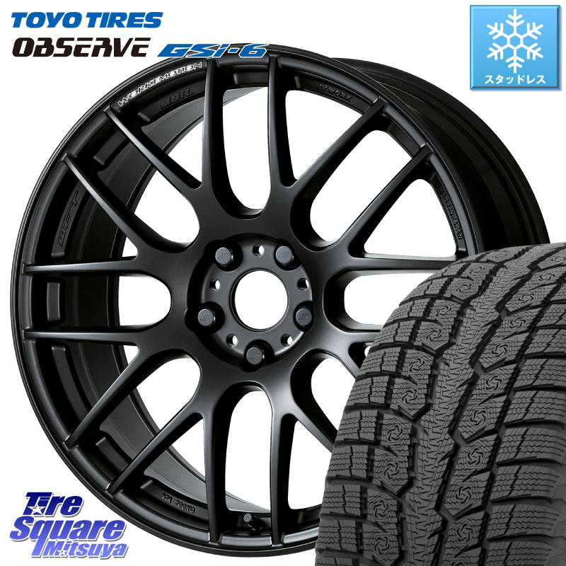 TOYO OBSERVE GSi-6 Gsi6 2024年製～ スタッドレス ミツヤ 235/65R18WORK ワーク EMOTION エモーション M8R MBL 18インチ 18X8.5J 30 5穴 114.3 RX レクサス｜タイヤスクエアミツヤ