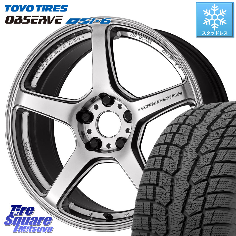 TOYO OBSERVE GSi-6 Gsi6 2024年～2025年製 スタッドレス ミツヤ 225/60R17WORK ワーク EMOTION エモーション T5R 17インチ 17X7.0J 43 5穴 114.3 30系アルファード/ヴェルファイア デリカD:5 SL系フォレスター SK系フォレスター eビターラ エクストレイル X-TRAIL 日｜タイヤスクエアミツヤ 225,180円