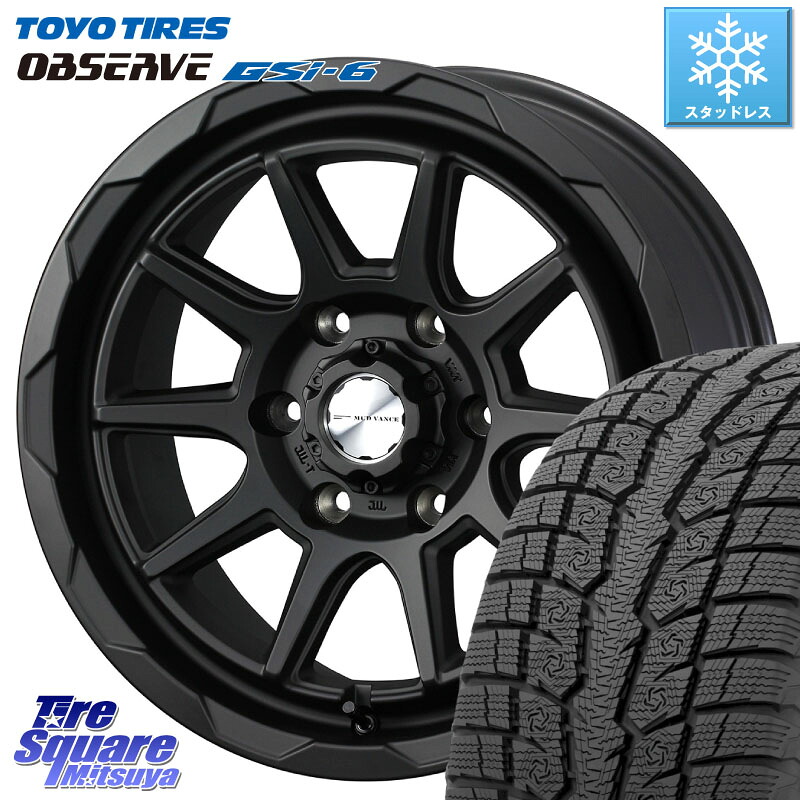 TOYO OBSERVE GSi-6 Gsi6 2024年～2025年製 スタッドレス ミツヤ 265/65R17 WEDS 【欠品次回4月中旬】 マッドヴァンス 06 MUD VANCE 06 ウエッズ 17インチ 17 X 8.0J +20 6穴 139.7 GUN125ハイラックスHILUX 150系ランドクルーザープラド トライトンGSR