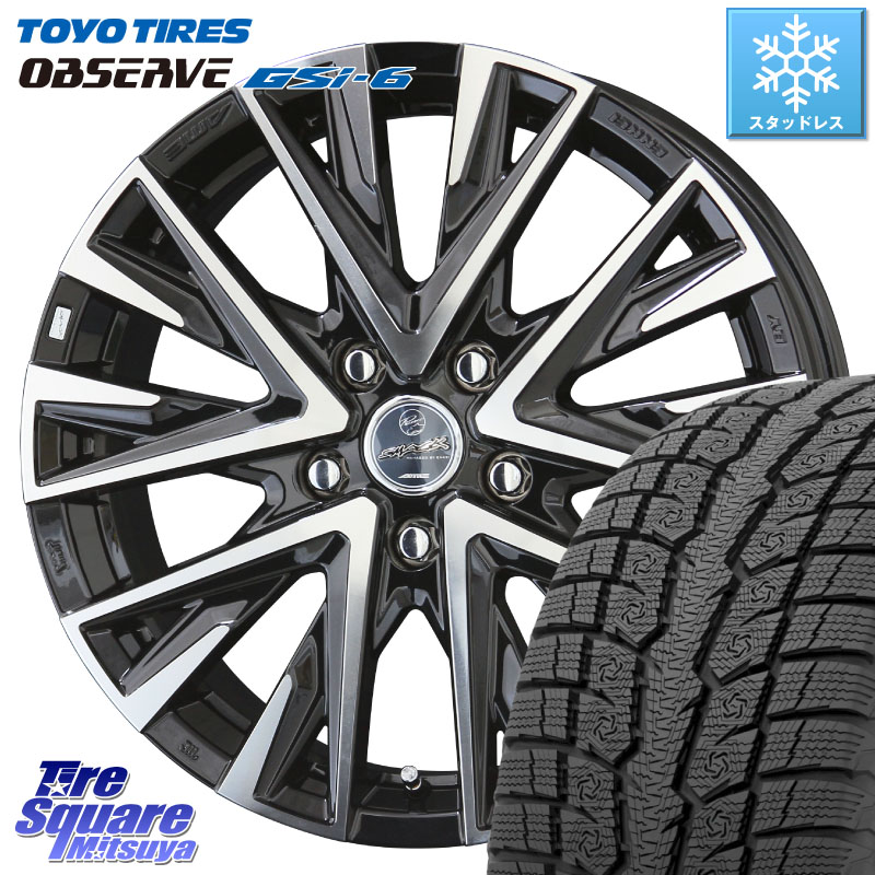 TOYO OBSERVE GSi-6 Gsi6 2024年製~ スタッドレス ミツヤ 235/65R18KYOHO 【欠品次回7月末】スマック レジーナ SMACK LEGINA ホイール 18X7.5J 38 5穴 114.3 RX レクサス|タイヤスクエアミツヤ
