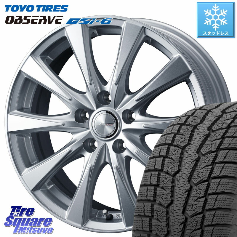 TOYO OBSERVE GSi-6 Gsi6 2024年製～ スタッドレス ミツヤ 235/65R18 WEDS ジョーカースピリッツ ホイール 18 X 7.5J +48 5穴 114.3