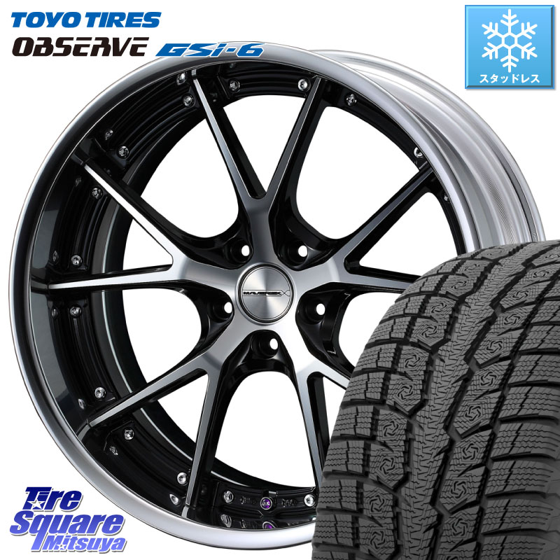 TOYO OBSERVE GSi-6 Gsi6 2024年製～ スタッドレス ミツヤ 235/65R18 WEDS MAVERICK 905S S-LoDisk 18インチ 2ピース 18 X 8.5J +38 5穴 114.3