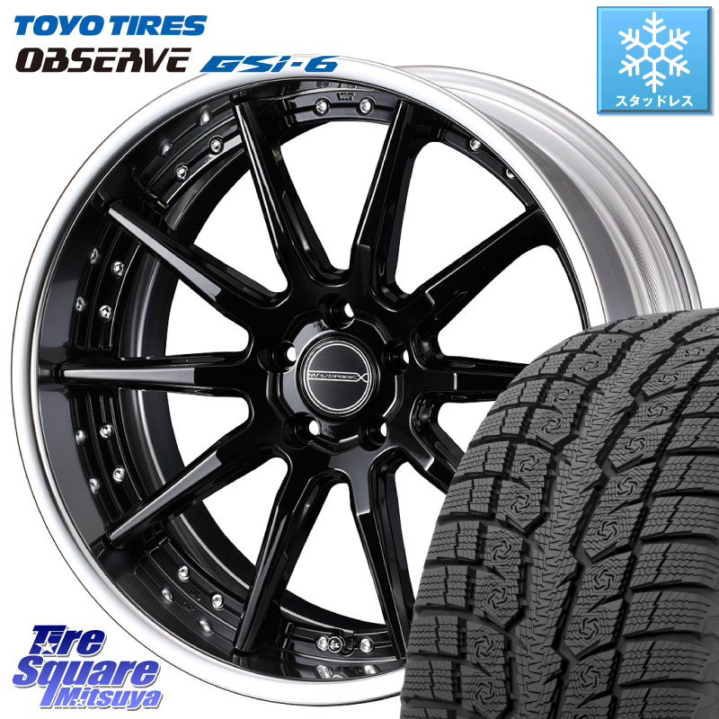 TOYO OBSERVE GSi-6 Gsi6 2024年製～ スタッドレス ミツヤ 235/65R18 WEDS MAVERICK 1410S S-LoDisk 18インチ 2ピース 18 X 7.5J +43 5穴 114.3