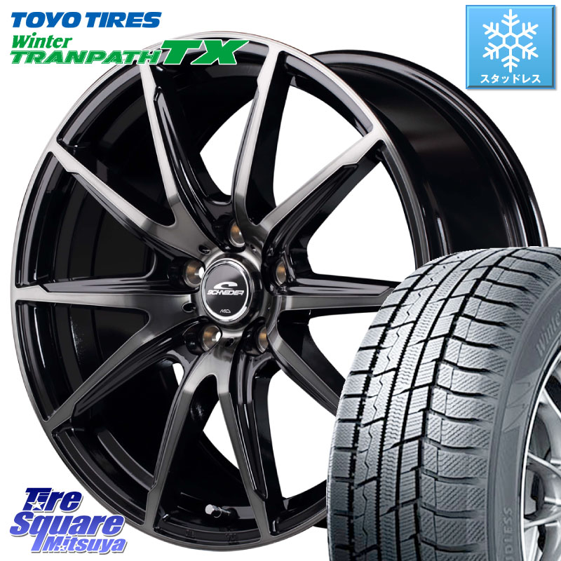 TOYO WINTERTRANPATH TX 2024~2025年製 ウィンター トランパス TX スタッドレス ミツヤ 235/50R18 MANARAY MID SCHNEIDER シュナイダー DR-02 18インチ 18 X 8.0J +35 5穴 114.3 30系アルファード 30系ヴェルファイア 20系アルファード