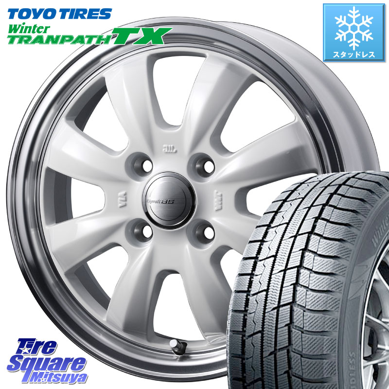 TOYO WINTERTRANPATH TX 2024~2025年製 ウィンター トランパス TX スタッドレス ミツヤ 165/55R15 WEDS GYRAFT 8S ホイール 15インチ 15 X 5.5J +42 4穴 100 64,763円