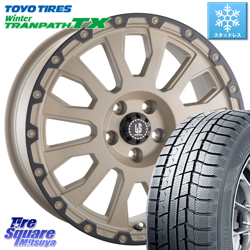 TOYO WINTERTRANPATH TX 2024~2025年製 ウィンター トランパス TX スタッドレス ミツヤ 225/55R17阿部商会 LA STRADA AVENTURA アヴェンチュラ GAR 17インチ 17X7.5J(MINI F60) 50 5穴 112 MINI ミニ クロスオーバー F60｜タイヤスクエアミツヤ