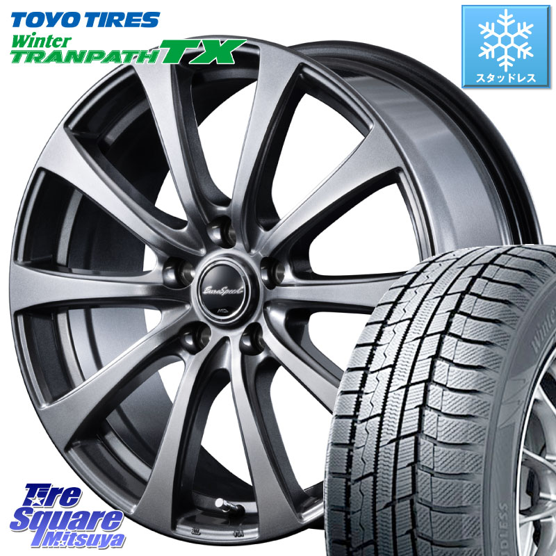 TOYO WINTERTRANPATH TX 2024~2025年製 ウィンター トランパス TX スタッドレス ミツヤ 235/60R18 MANARAY MID EuroSpeed G10 ホイール 18インチ 18 X 7.5J +38 5穴 114.3 50系RAV4 FE0系アリアARIYA T33エクストレイル CX-60 CX-80 アウトランダーPHEV