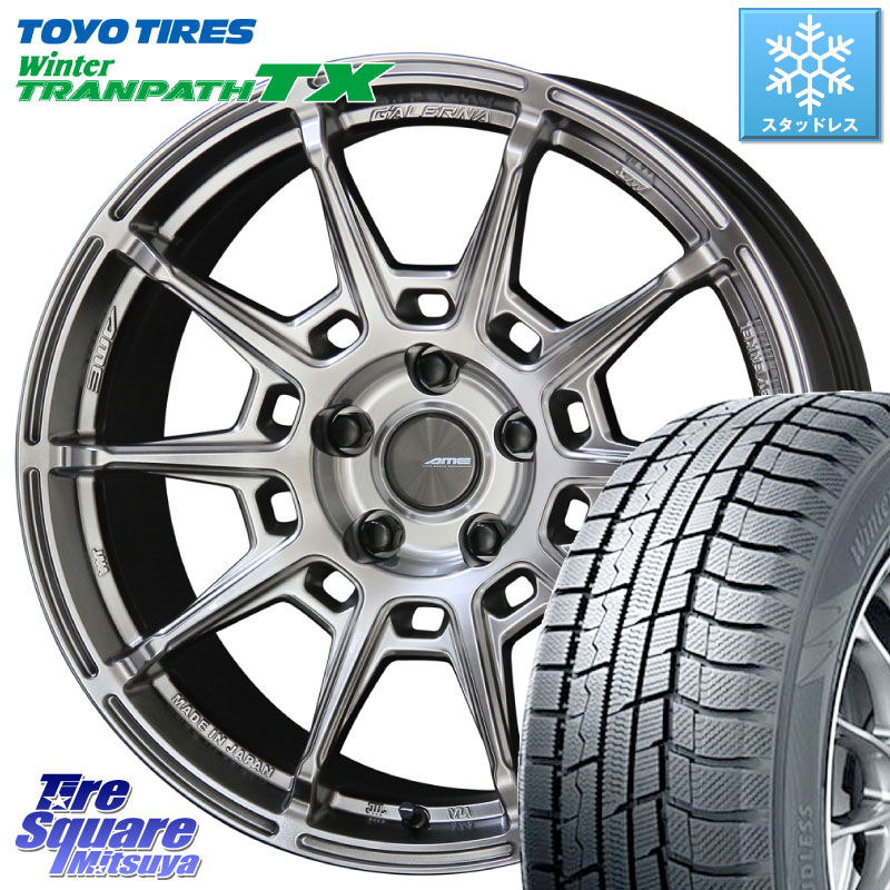 TOYO WINTERTRANPATH TX 2024~2025年製 ウィンター トランパス TX スタッドレス ミツヤ 235/60R18 KYOHO GALERNA REFINO ガレルナ レフィーノ ホイール 18インチ 18 X 8.5J(M14B) +45 5穴 114.3 スバル ソルテラ