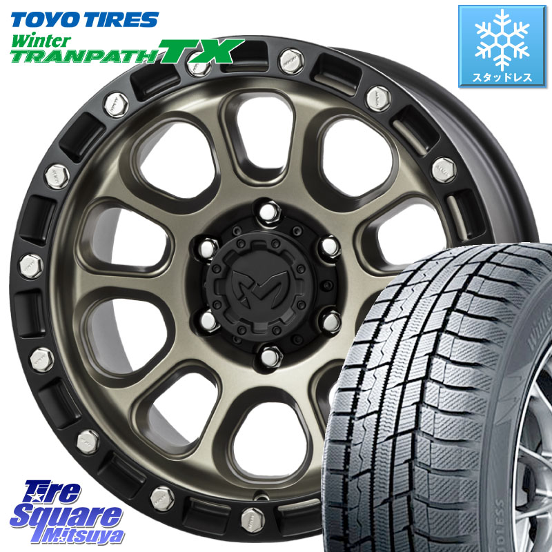 TOYO WINTERTRANPATH TX 2024~2025年製 ウィンター トランパス TX スタッドレス ミツヤ 215/55R17 MKW M204 コヨーテブロンズ ホイール 17インチ 17 X 8.0J +38 5穴 114.3