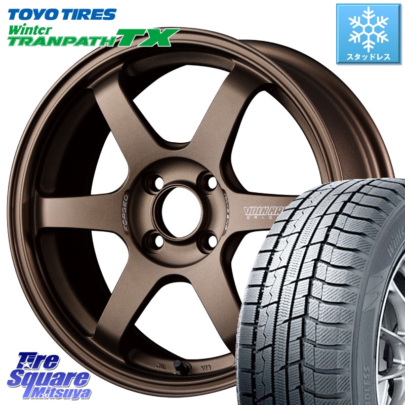 TOYO WINTERTRANPATH TX 2024~2025年製 ウィンター トランパス TX スタッドレス ミツヤ 165/55R15RAYS 【欠品次回3~4月】 VOLK RACING TE37 SONIC TE37 ソニック ホイール 15インチ 15X5.5J 45 4穴 100｜タイヤスクエアミツヤ