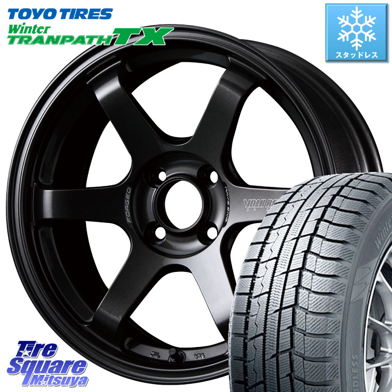 TOYO WINTERTRANPATH TX 2024~2025年製 ウィンター トランパス TX スタッドレス ミツヤ 195/65R15 RAYS 【欠品次回10~11月】 VOLK RACING TE37 SONIC TE37 ソニック ホイール 15インチ 15 X 6.0J +42 4穴 100 E13オーラ