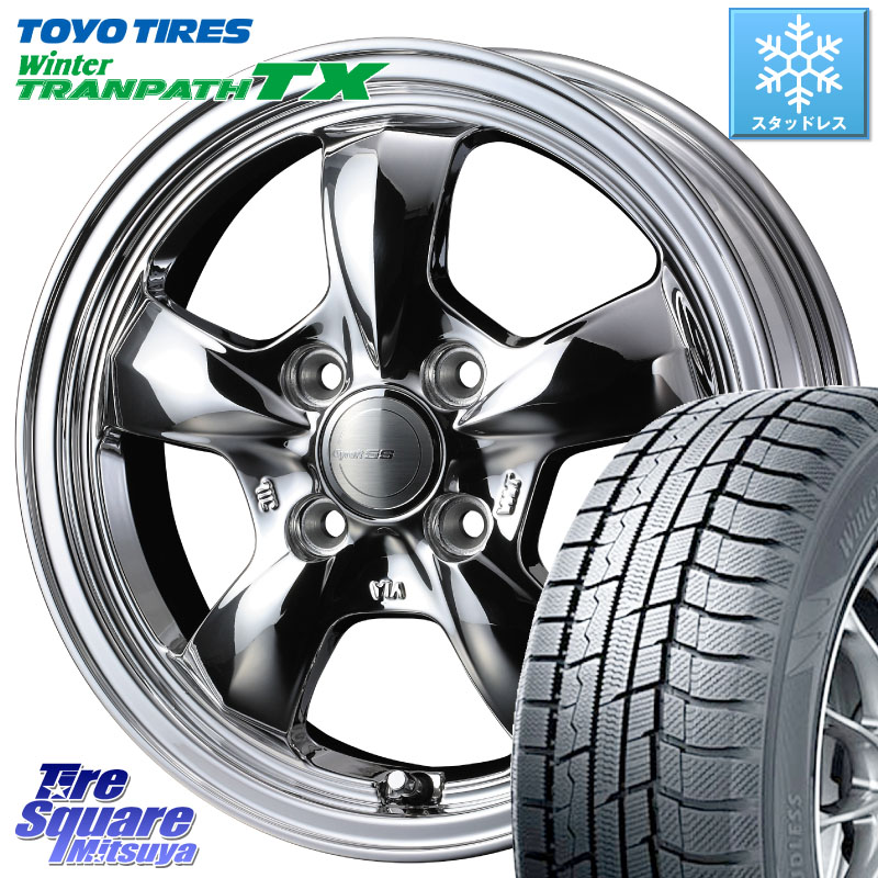 TOYO WINTERTRANPATH TX 2024~2025年製 ウィンター トランパス TX スタッドレス ミツヤ 195/65R15WEDS グラフト GYRAFT 5S ホイール 15インチ 15X5.5J 42 4穴 100 E13オーラ ブルーバードシルフィ 日産 カローラフィールダー カローラアクシオ|タイヤスクエアミツヤ