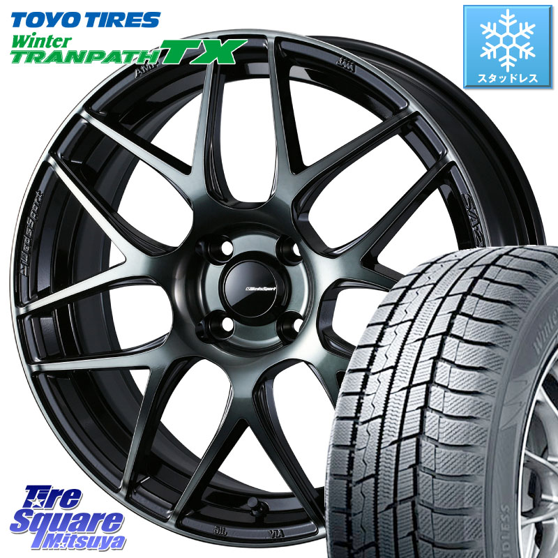 TOYO WINTERTRANPATH TX 2024~2025年製 ウィンター トランパス TX スタッドレス ミツヤ 165/55R15 WEDS 74157 SA-27R ウェッズ スポーツ WBC ホイール 15インチ 15 X 5.0J +45 4穴 100 N-BOX タント スペーシア サクラ